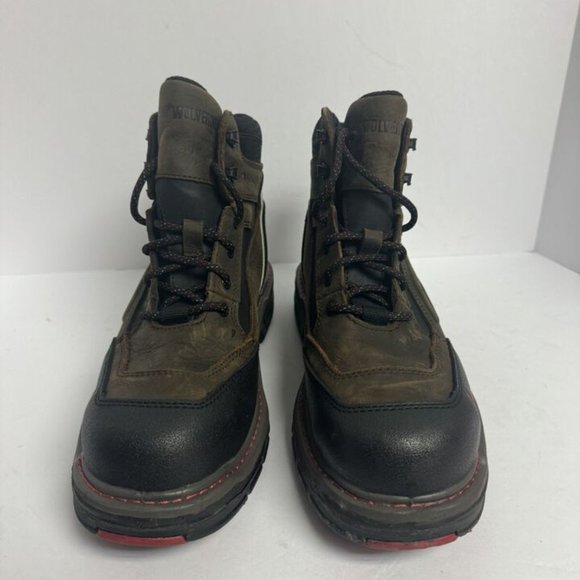Wolverine Mens Overman Waterproof Boot Brown Size 10.5 M